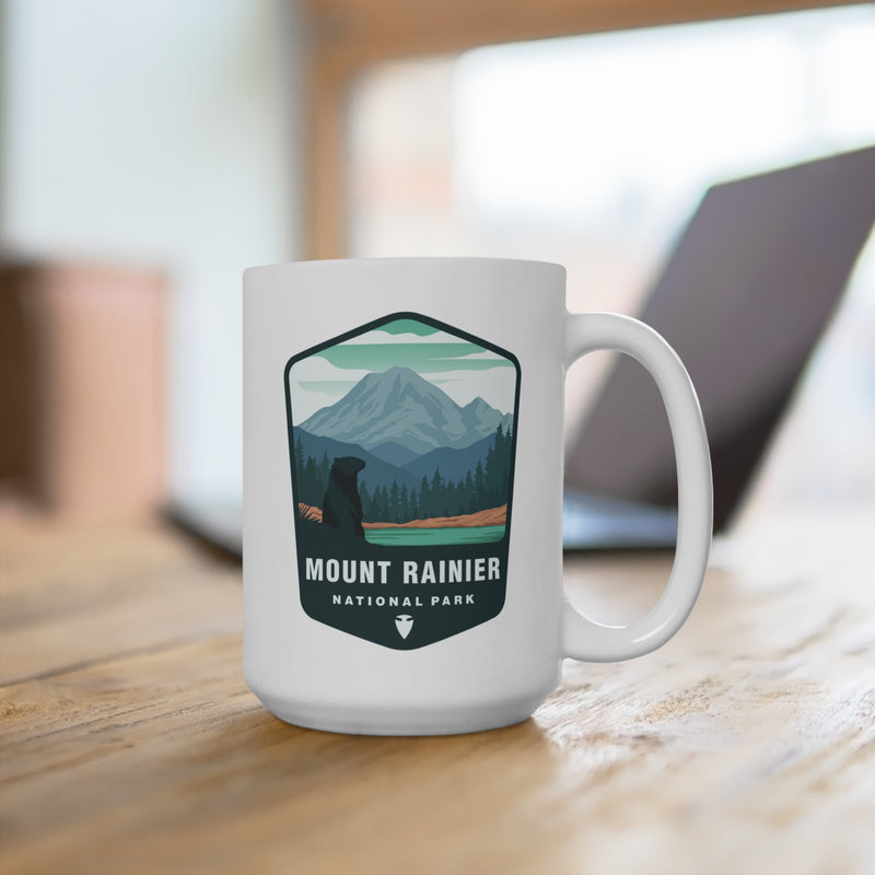 Mount Rainier National Park Ceramic Mug 15oz